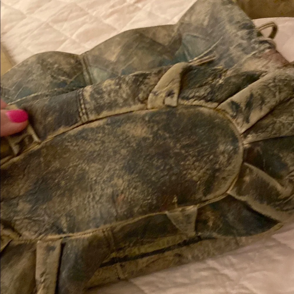Rare Jane Yoo Wearable art handbag Americana